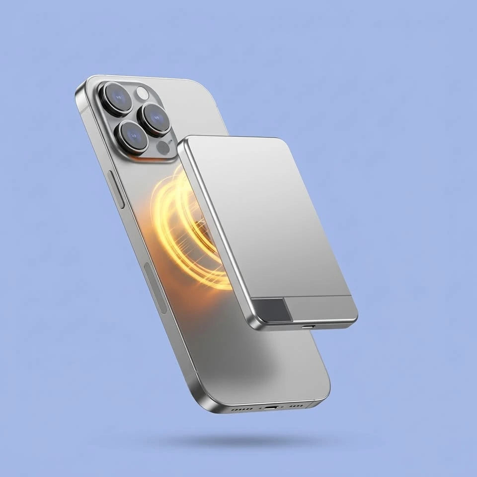 10,000mAh Magnetic Power Bank – Fast Charging & Wireless