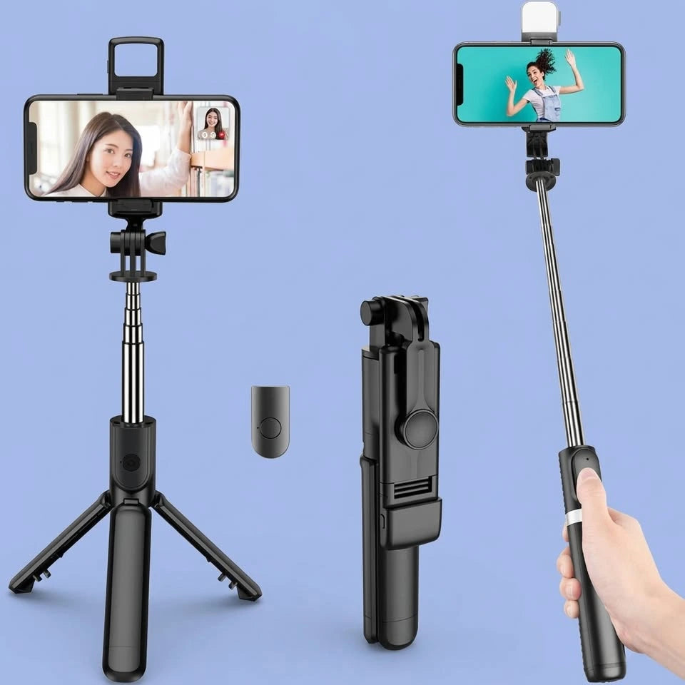 Bluetooth Selfie Stick Tripod with Remote
