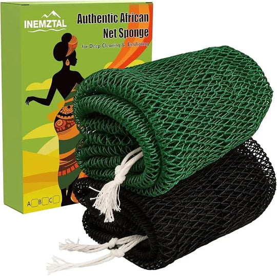 African Net Sponge Set of 2