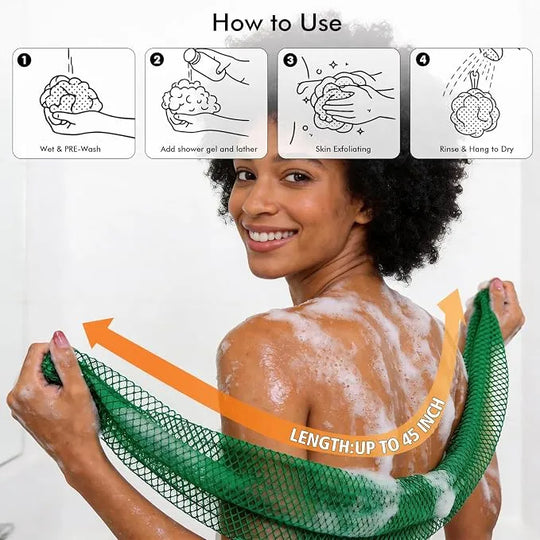 African Net Sponge Set of 2