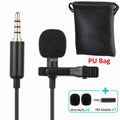 Lavalier Clip-On Microphone – 1.5m 3.5mm Audio Mic