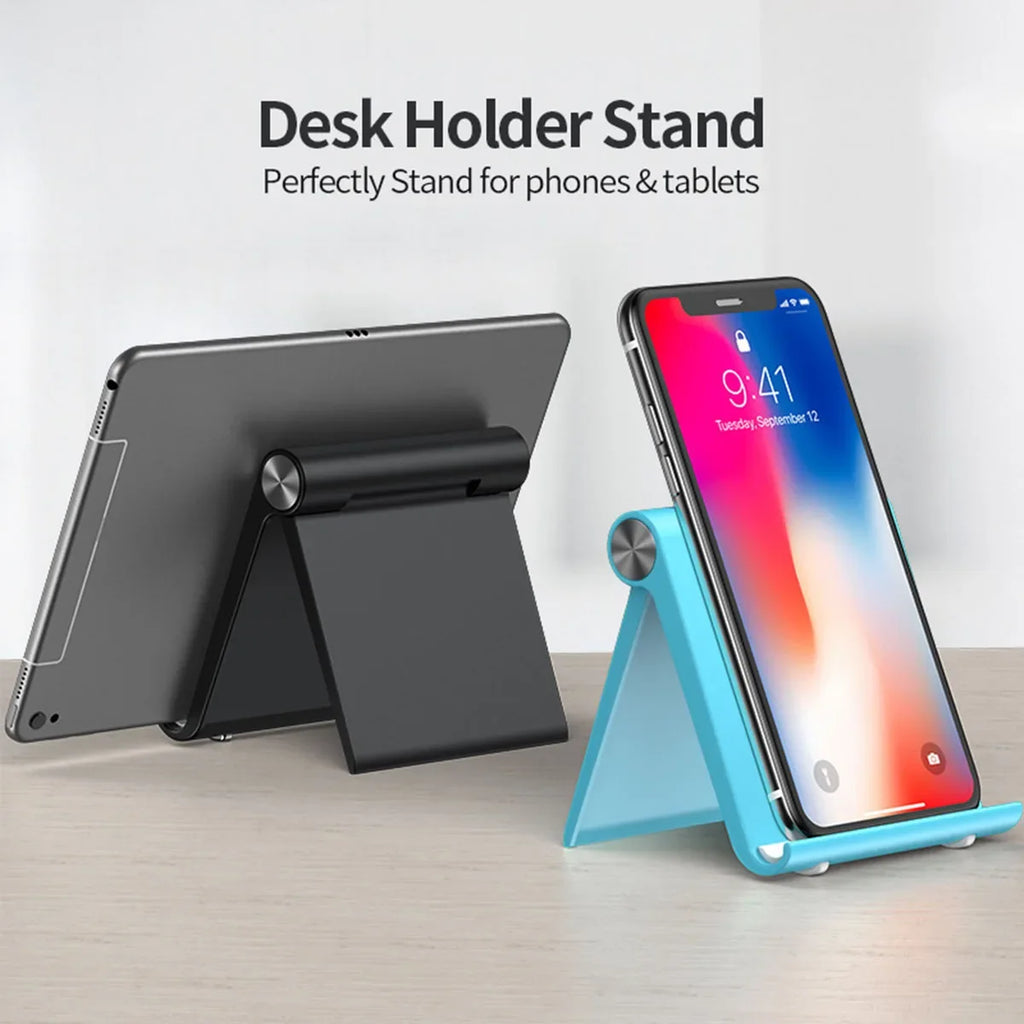 Adjustable Foldable Phone Stand – Portable Desktop Holder
