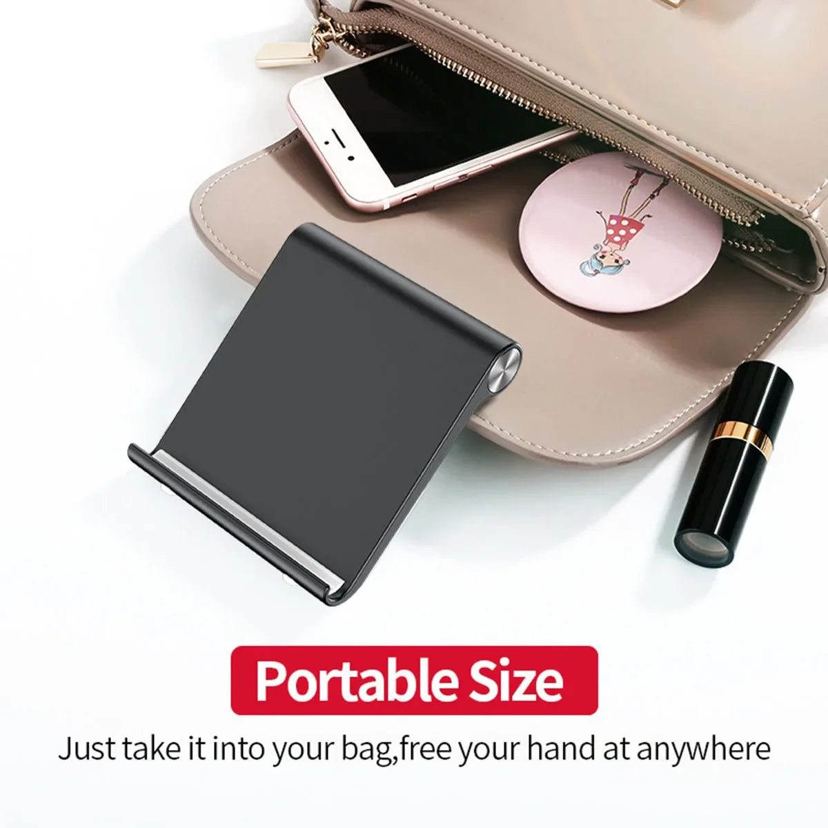 Adjustable Foldable Phone Stand – Portable Desktop Holder