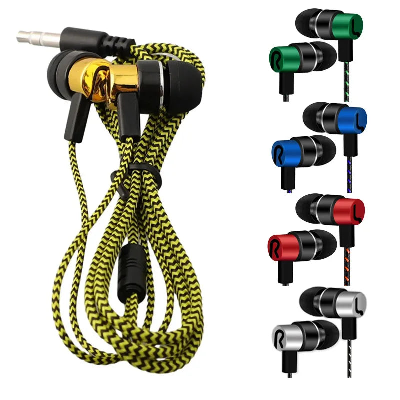 Wired In-Ear Earbuds – 3.5mm Stereo Headphones