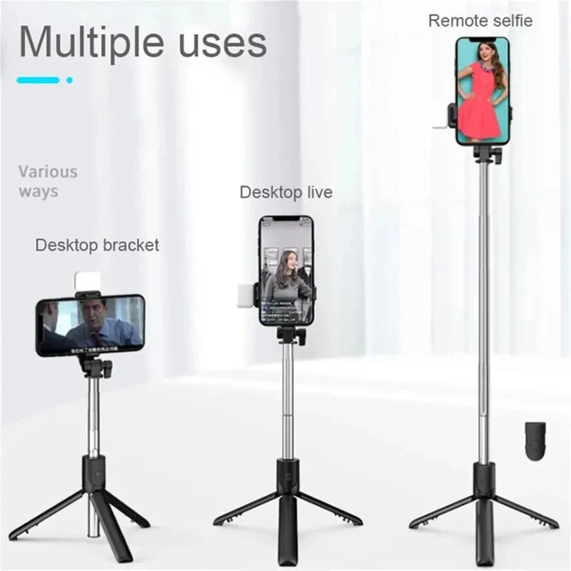Bluetooth Selfie Stick Tripod with Remote