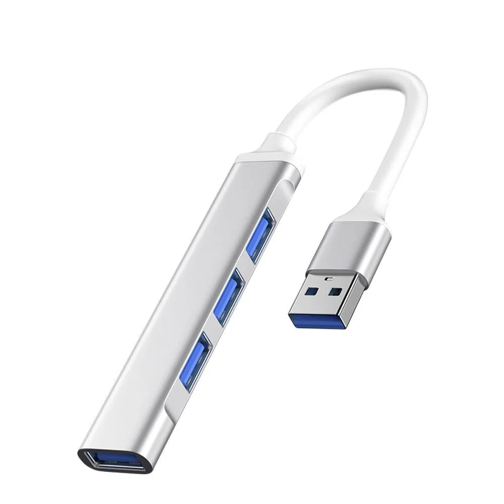 4-in-1 USB-C Hub – High-Speed Adapter for Laptop & PC