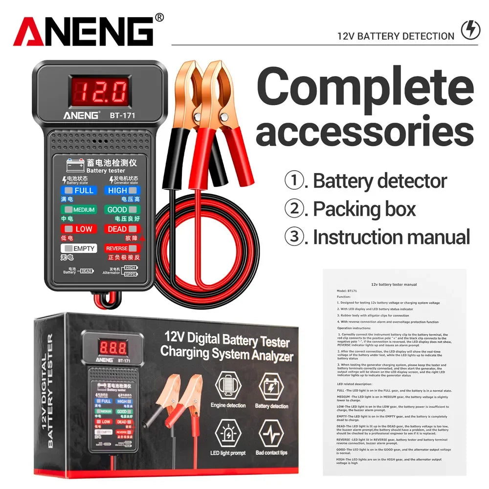 ANENG BT-171 12V Battery Tester