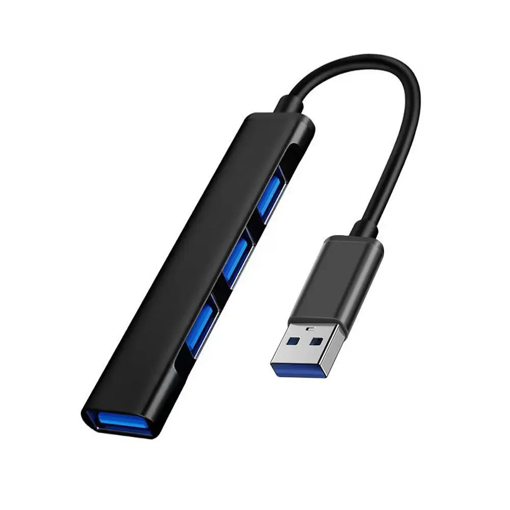 4-in-1 USB-C Hub – High-Speed Adapter for Laptop & PC