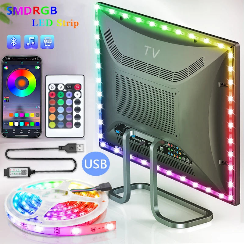 USB LED TV Backlight Strip Lights