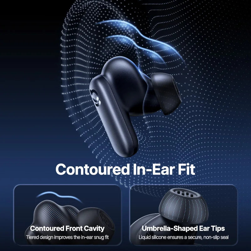Adaptive Noise Cancelling Wireless Earbuds – Clear Calls & Immersive Sound