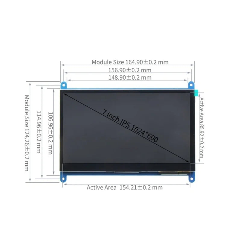 7" Raspberry Pi Touchscreen Monitor