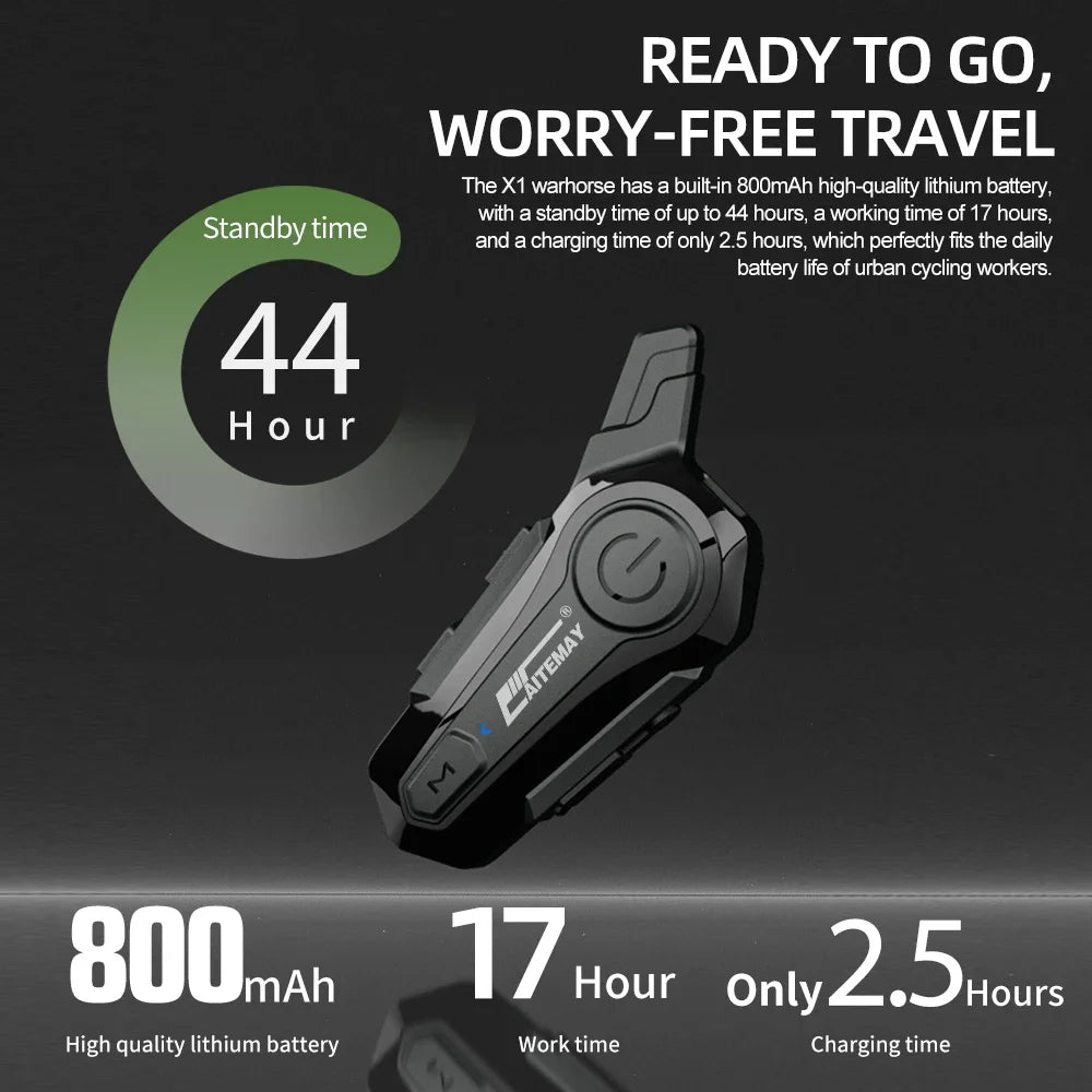 X1 Plus Bluetooth Helmet Intercom