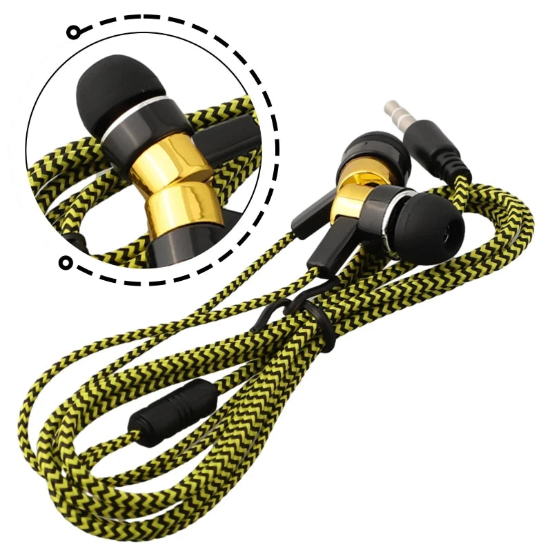 Wired In-Ear Earbuds – 3.5mm Stereo Headphones