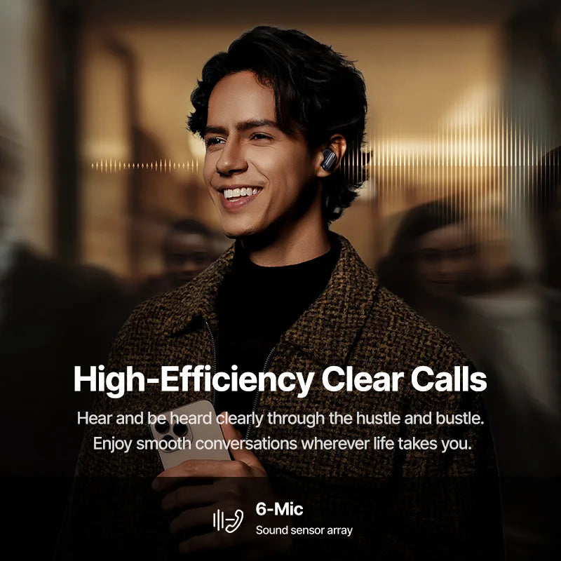 Adaptive Noise Cancelling Wireless Earbuds – Clear Calls & Immersive Sound