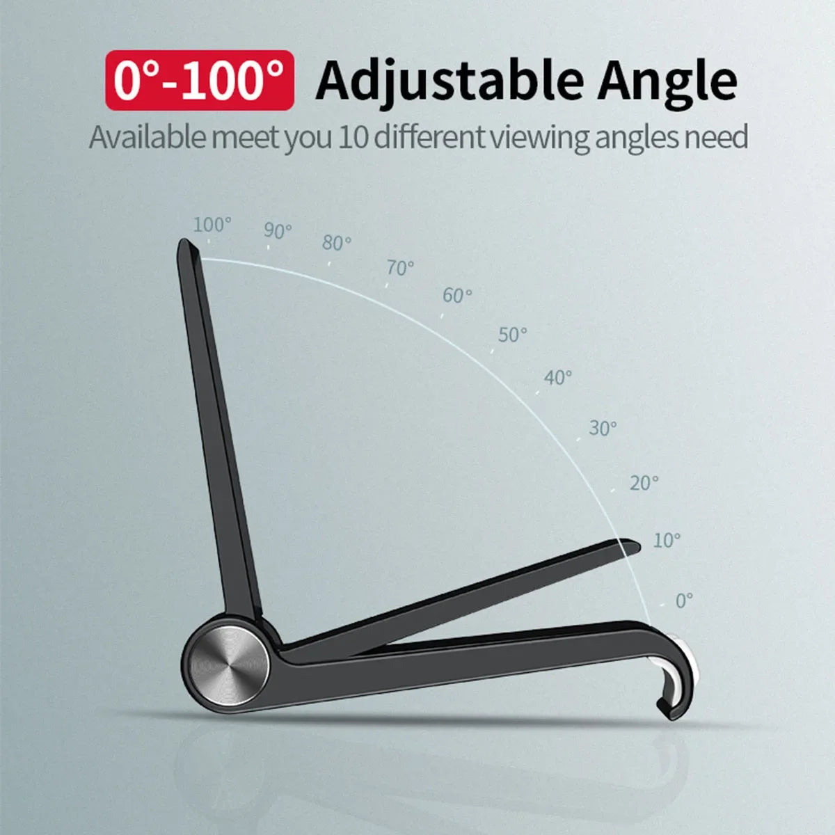 Adjustable Foldable Phone Stand – Portable Desktop Holder