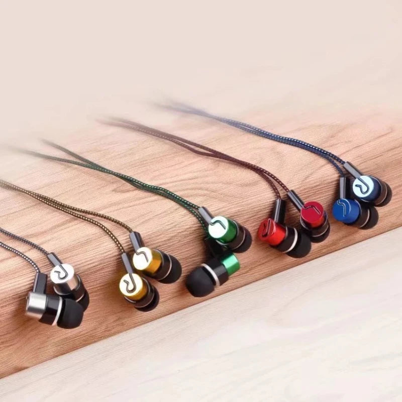 Wired In-Ear Earbuds – 3.5mm Stereo Headphones