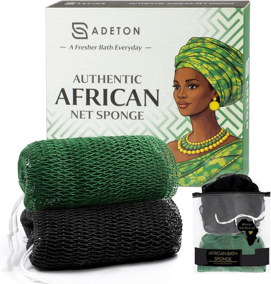 African Net Sponge Set of 2